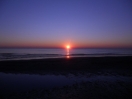panorama spiaggia cesenatico al tramonto